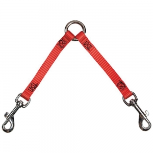 Prestige TWO-DOG COUPLER 3/8" x 24" Red (61cm) - Click for more info
